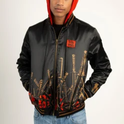 Field Of Swords Opening Satin Souvenir Jacket -Atsuko Sale Store OWA5LUJSCH ecom05