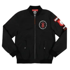 Skull Knight Black Bomber Jacket