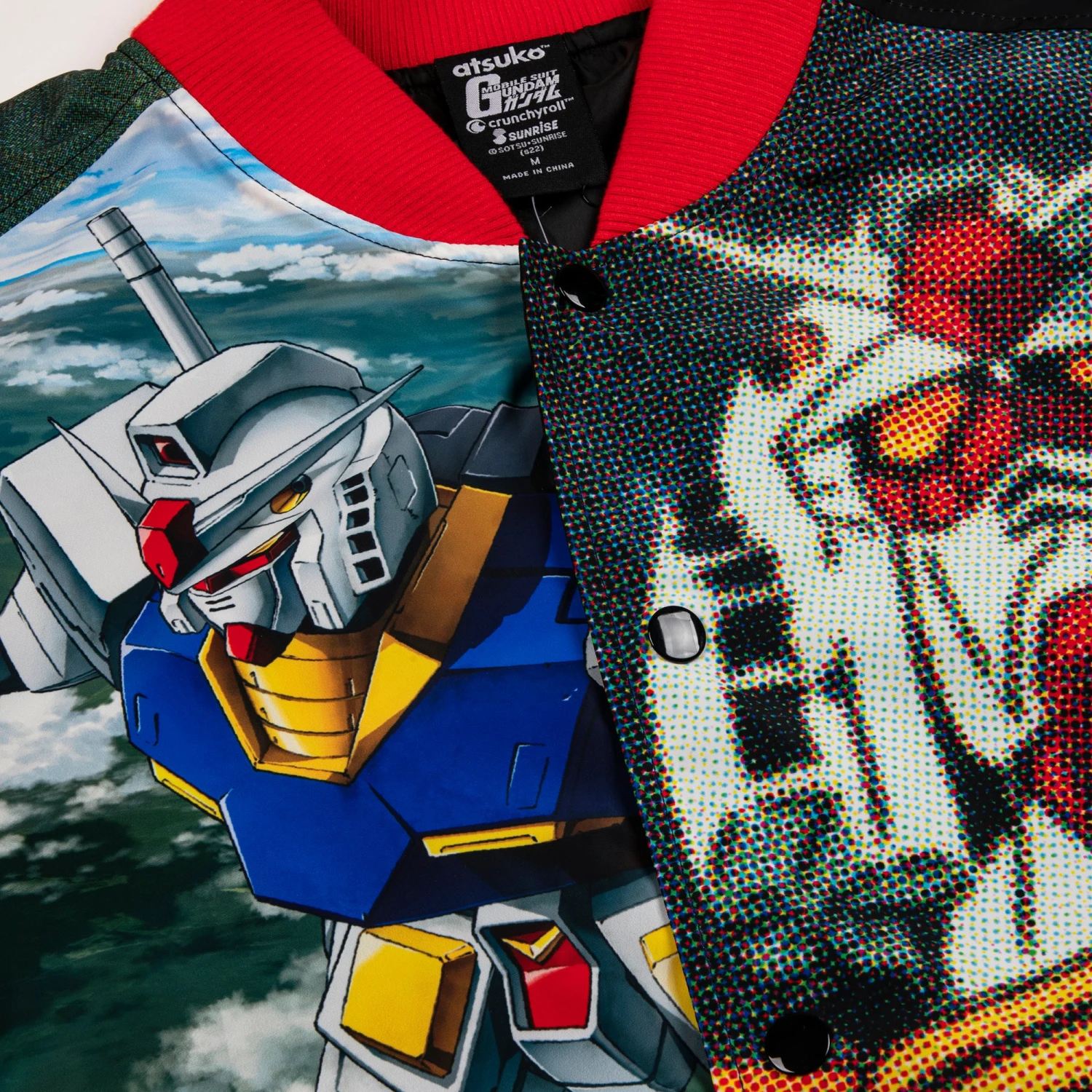 RX-78-2 Big Print Bomber Jacket 4 RX-78-2 Big Print Bomber Jacket - Image 2
