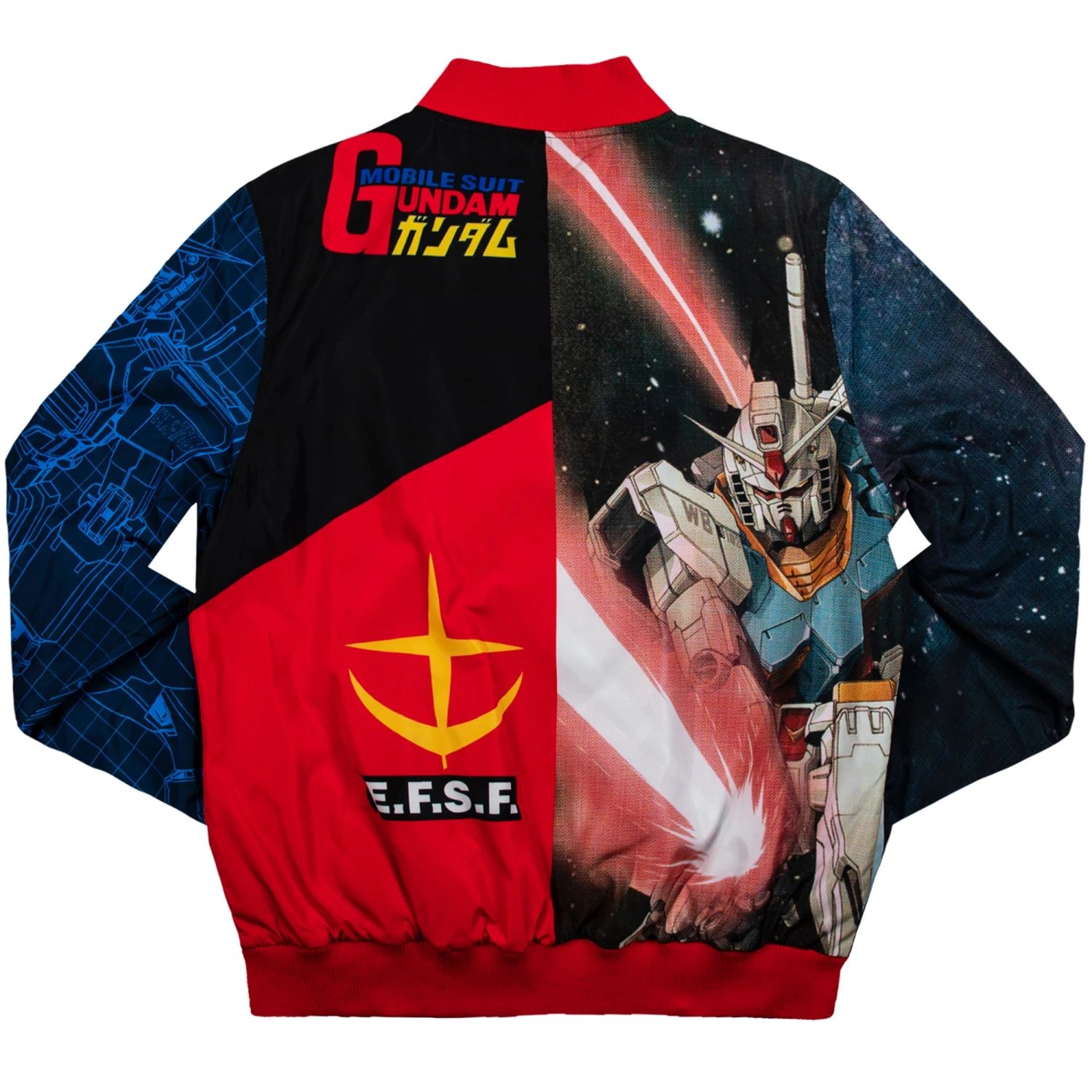 RX-78-2 Big Print Bomber Jacket 5 RX-78-2 Big Print Bomber Jacket - Image 3