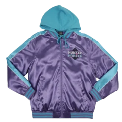 Gon And Killua Purple Satin Jacket