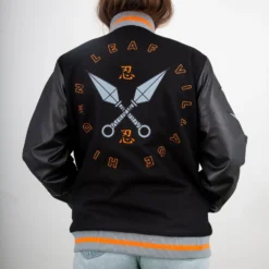NARUTO Hidden Leaf Village Varsity Jacket -Atsuko Sale Store OWM1VLPNAR 12
