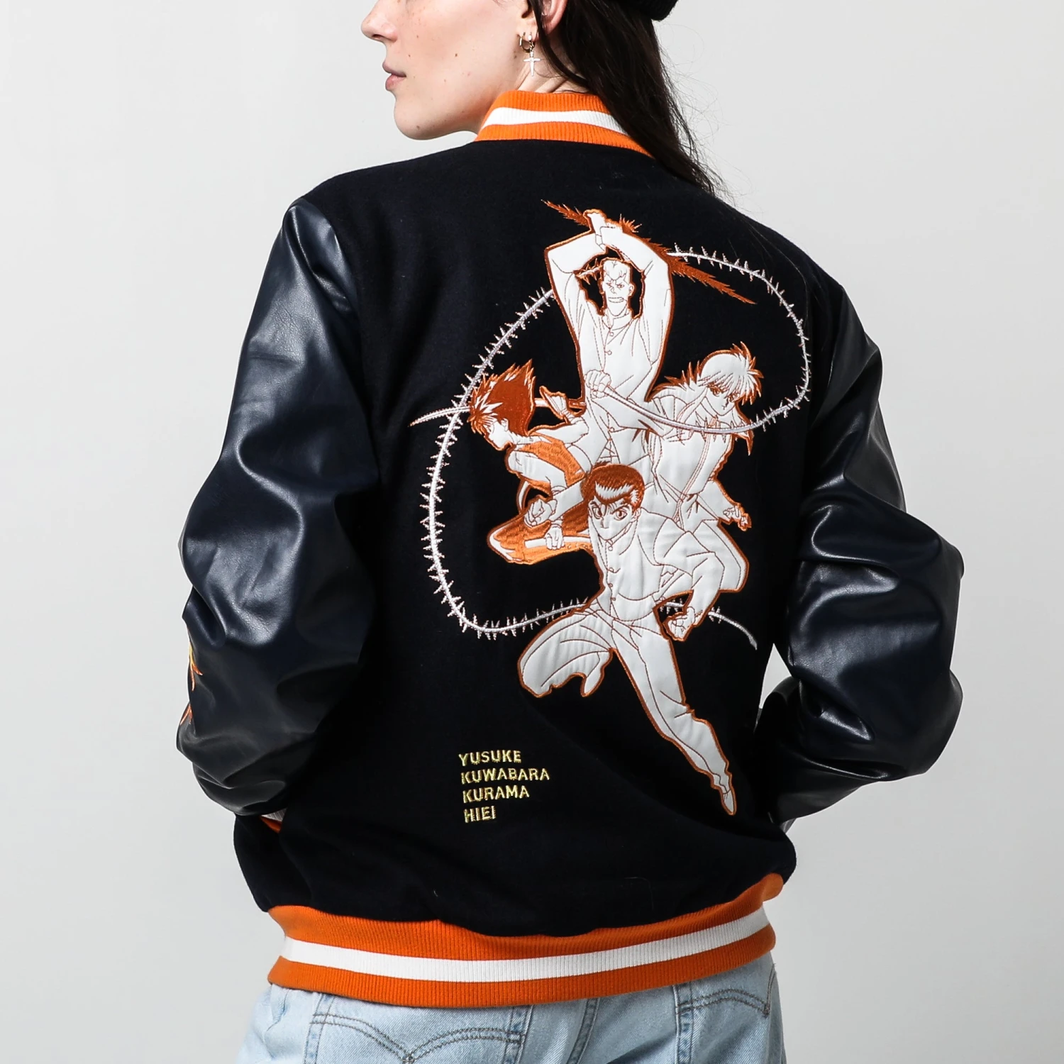 Team Urameshi Varsity Jacket 7 Team Urameshi Varsity Jacket - Image 5