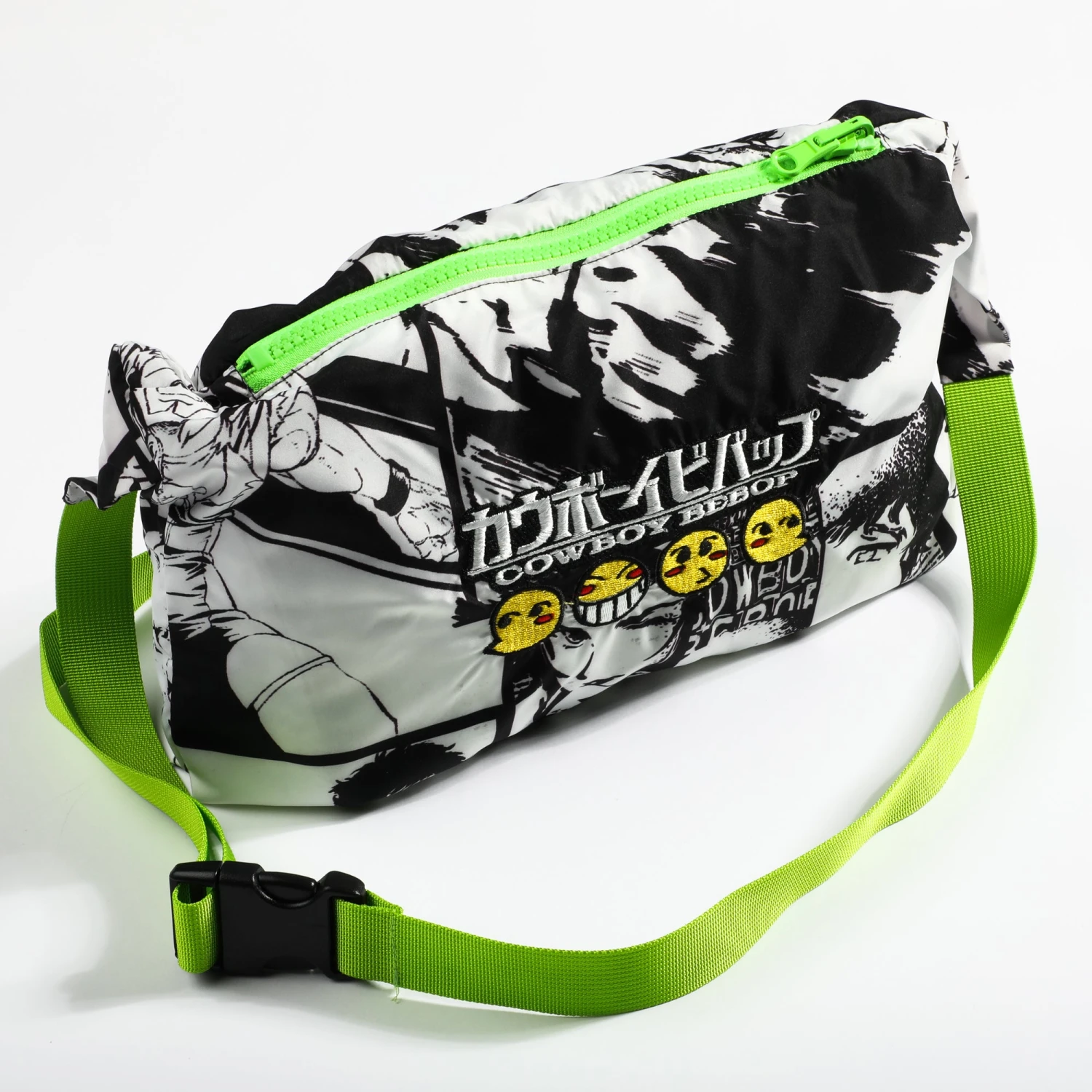 Crew Panels Black And White Packable Anorak 4 Crew Panels Black And White Packable Anorak - Image 2