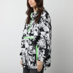 Crew Panels Black And White Packable Anorak 21 Crew Panels Black And White Packable Anorak -Atsuko Sale Store OWM1W65CBP 2ecomm