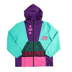 Stardust Crusaders Noriaki And Jotaro Color Block Anorak -Atsuko Sale Store OWM1W6CJOJ 1