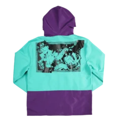Stardust Crusaders Noriaki And Jotaro Color Block Anorak -Atsuko Sale Store OWM1W6CJOJ 2