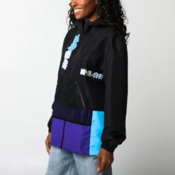 Team Urameshi Black Color Block Anorak -Atsuko Sale Store OWM1W6EYYH ecomm 2