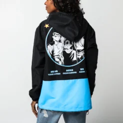 Team Urameshi Black Color Block Anorak -Atsuko Sale Store OWM1W6EYYH ecomm 4