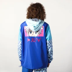 Killua Blue Checkered Anorak -Atsuko Sale Store OWM2J2YHXH ecomm3