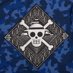 One Piece Straw Hat Crew Hooded Camo Flannel -Atsuko Sale Store OWM6647ONP 003