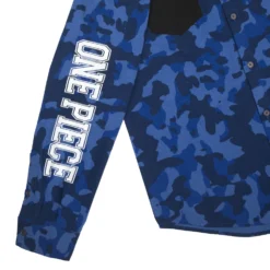 One Piece Straw Hat Crew Hooded Camo Flannel -Atsuko Sale Store OWM6647ONP 2