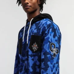 One Piece Straw Hat Crew Hooded Camo Flannel -Atsuko Sale Store OWM6647ONP ecomm ANTHONYLARGE 2