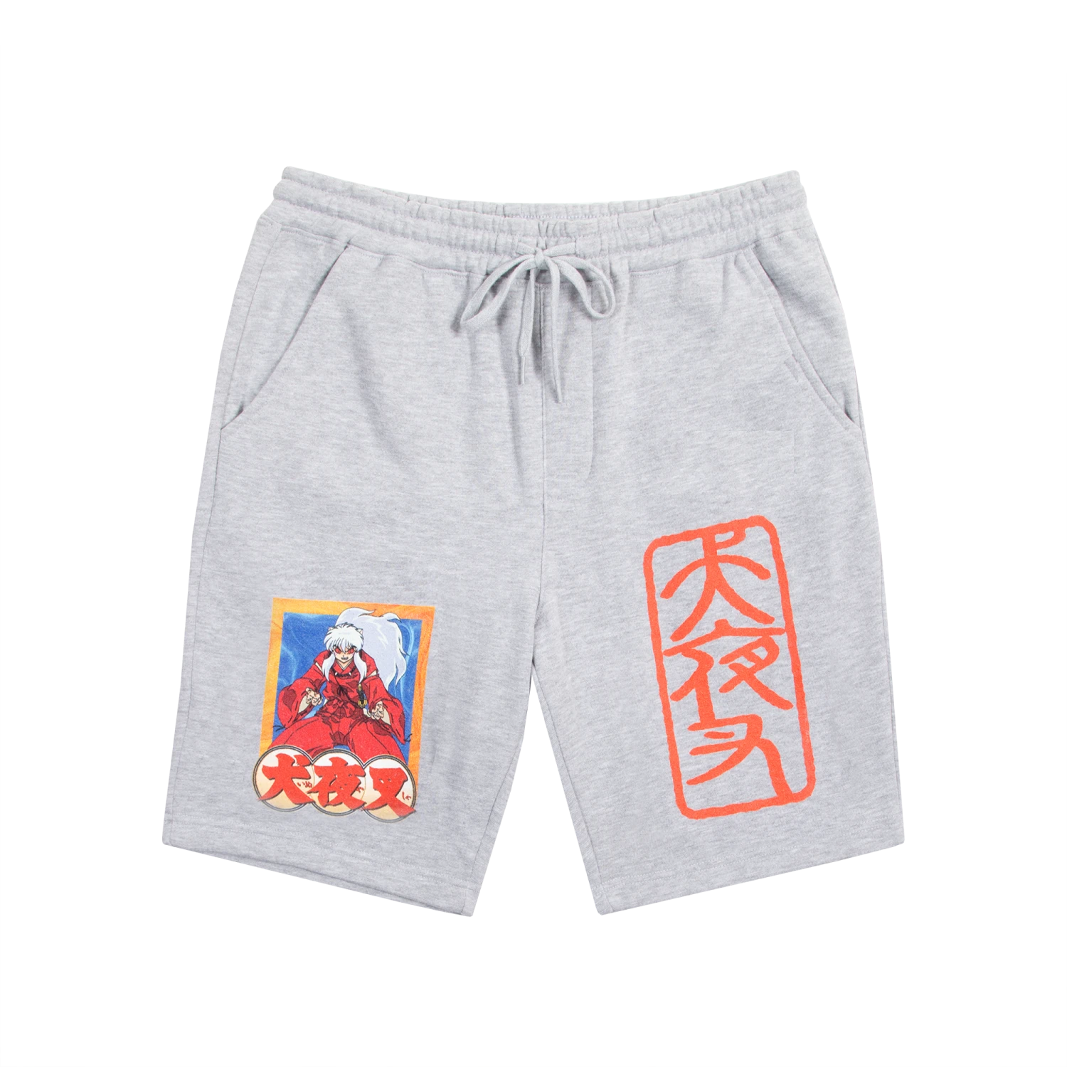 Inuyasha Heather Grey Shorts 3 Inuyasha Heather Grey Shorts