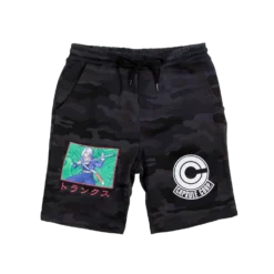 Capsule Corp Charcoal Camo Shorts