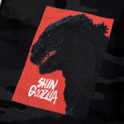 Shin Godzilla Charcoal Camo Shorts 8 Shin Godzilla Charcoal Camo Shorts -Atsuko Sale Store SH9LWSGDZ 3
