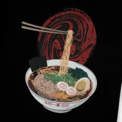 NARUTO Ramen Ichiraku Black Shorts -Atsuko Sale Store SHM0W87NAR 3 scaled