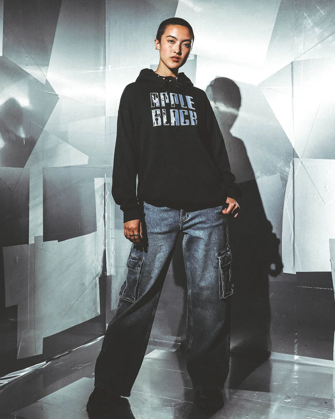 Logo And Group Pose Black Hoodie 9 Logo And Group Pose Black Hoodie - Image 7