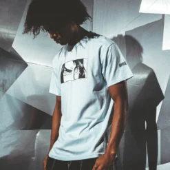 Sano Close Up Fight Scene Chambray Tee 18 Sano Close Up Fight Scene Chambray Tee -Atsuko Sale Store SatAM 4x5 16