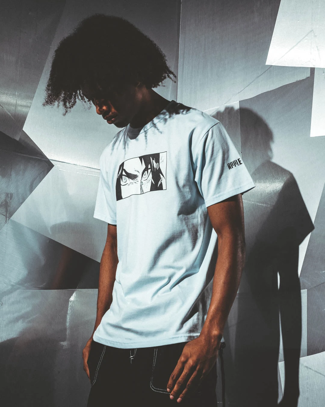 Sano Close Up Fight Scene Chambray Tee 10 Sano Close Up Fight Scene Chambray Tee - Image 8