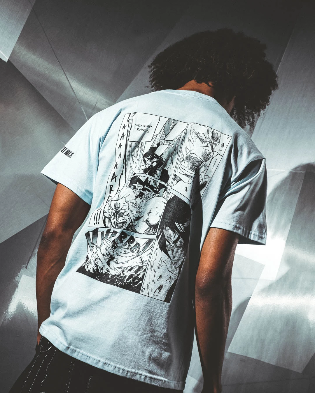 Sano Close Up Fight Scene Chambray Tee 11 Sano Close Up Fight Scene Chambray Tee - Image 9