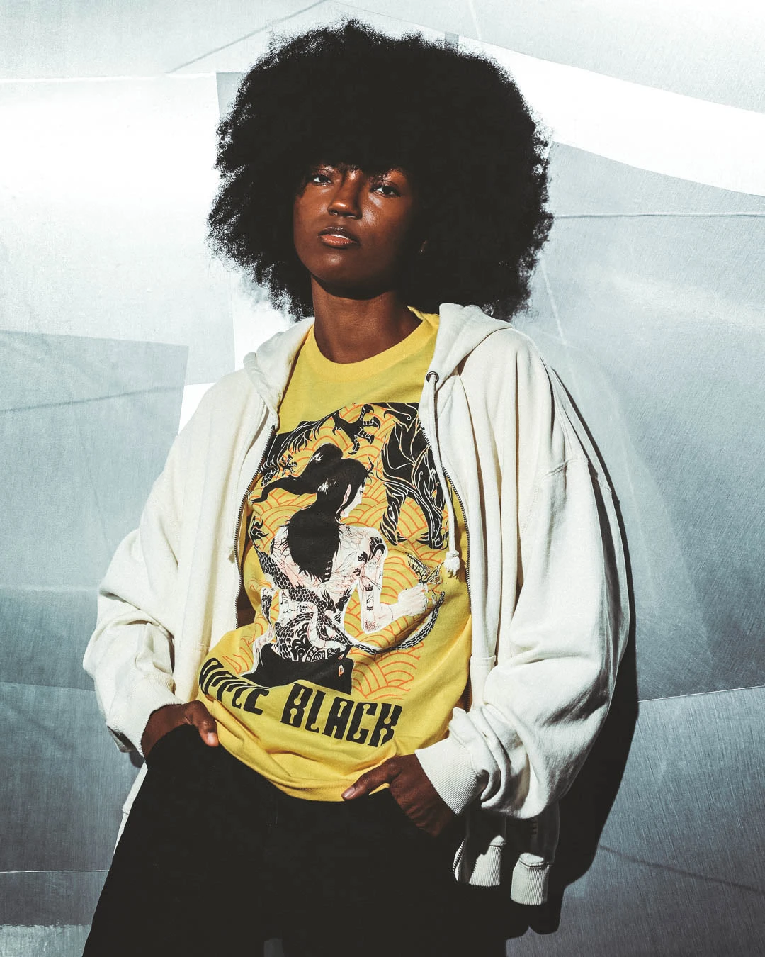 The Black Sorcerer Yellow Tee 6 The Black Sorcerer Yellow Tee - Image 4