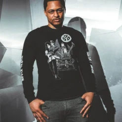 Sano In Front Of Newgarth Black Long Sleeve -Atsuko Sale Store SatAM 4x5 5