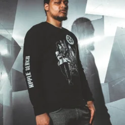 Sano In Front Of Newgarth Black Long Sleeve -Atsuko Sale Store SatAM 4x5 6