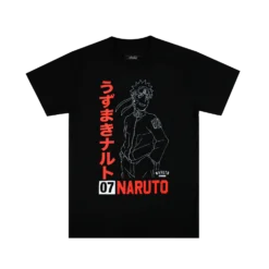 Team Kakashi Naruto Black Tee