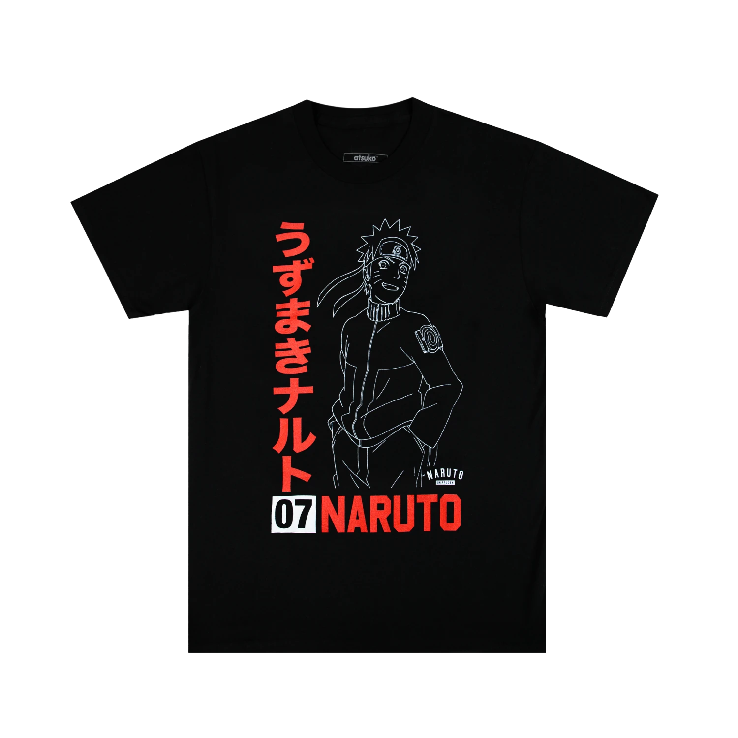 Team Kakashi Naruto Black Tee 3 Team Kakashi Naruto Black Tee