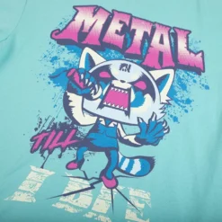 Retsuko Metal Till I Die Mint Tee -Atsuko Sale Store TS8BD9AGR 3