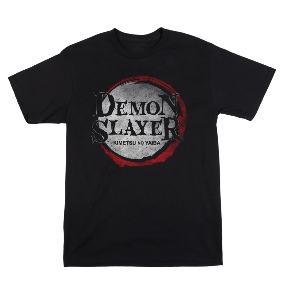 Demon Slayer Logo Black Tee 3 Demon Slayer Logo Black Tee
