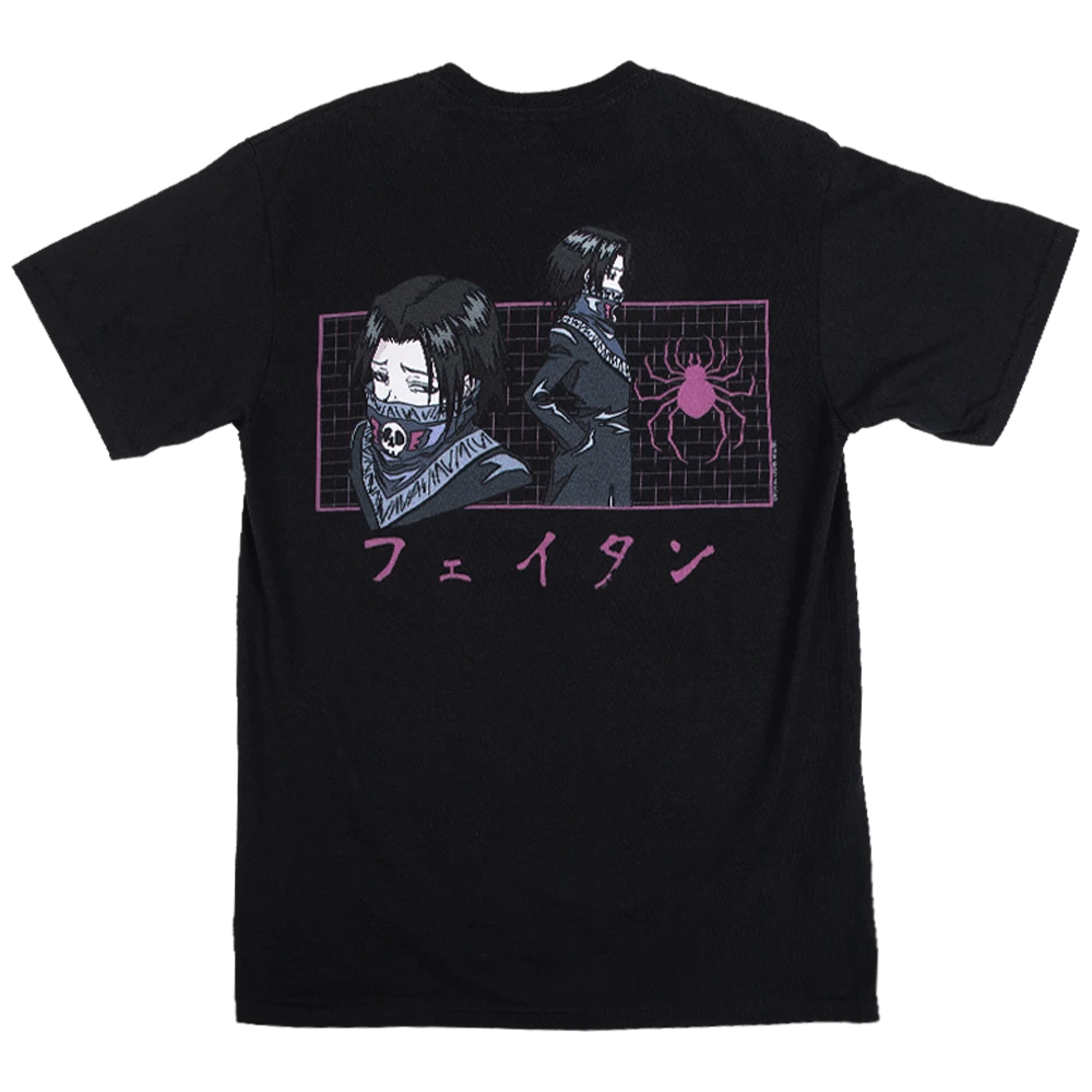 Feitan Portor Phantom Troupe Black Tee 4 Feitan Portor Phantom Troupe Black Tee - Image 2