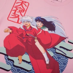 Kagome And Inuyasha Pink Tee -Atsuko Sale Store TS907RINY 3