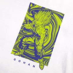 Gohan Oil Slick White Tee -Atsuko Sale Store TS91N7DBZ 5