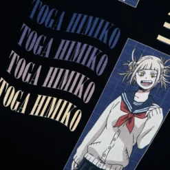 My Hero Academia Toga Himiko Villainess Black Tee -Atsuko Sale Store TS93VAMHA 5