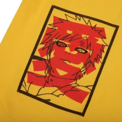 NARUTO Gaara Prince Of The Sand Gourd Yellow Tee -Atsuko Sale Store TS94F8NAR 4