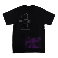 Shinji And Eva Unit-01 Black Tee