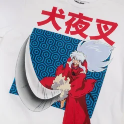 Inuyasha Tessaiga White Tee -Atsuko Sale Store TS9FELINY 3
