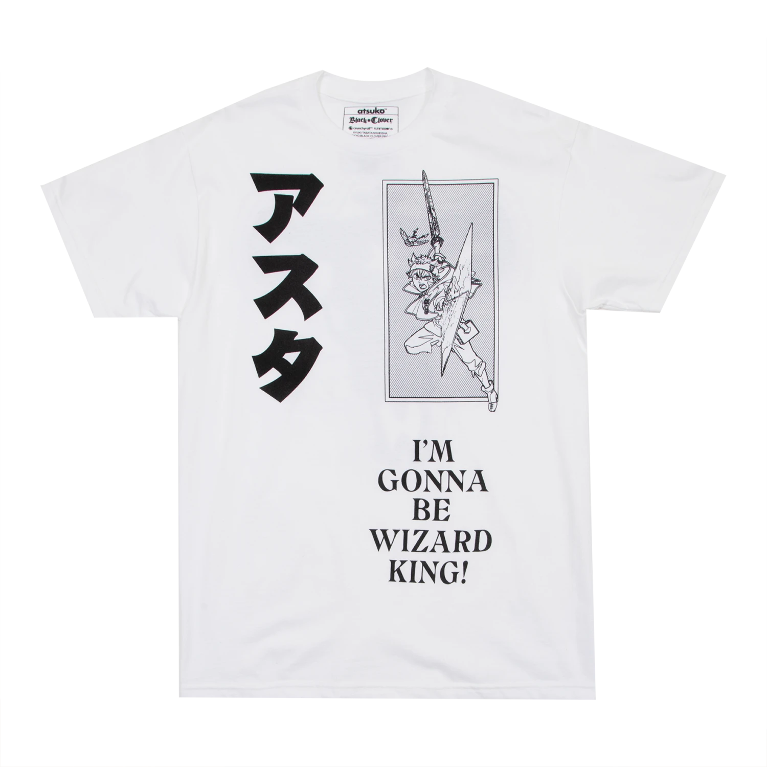 Wizard King Asta White Tee 3 Wizard King Asta White Tee