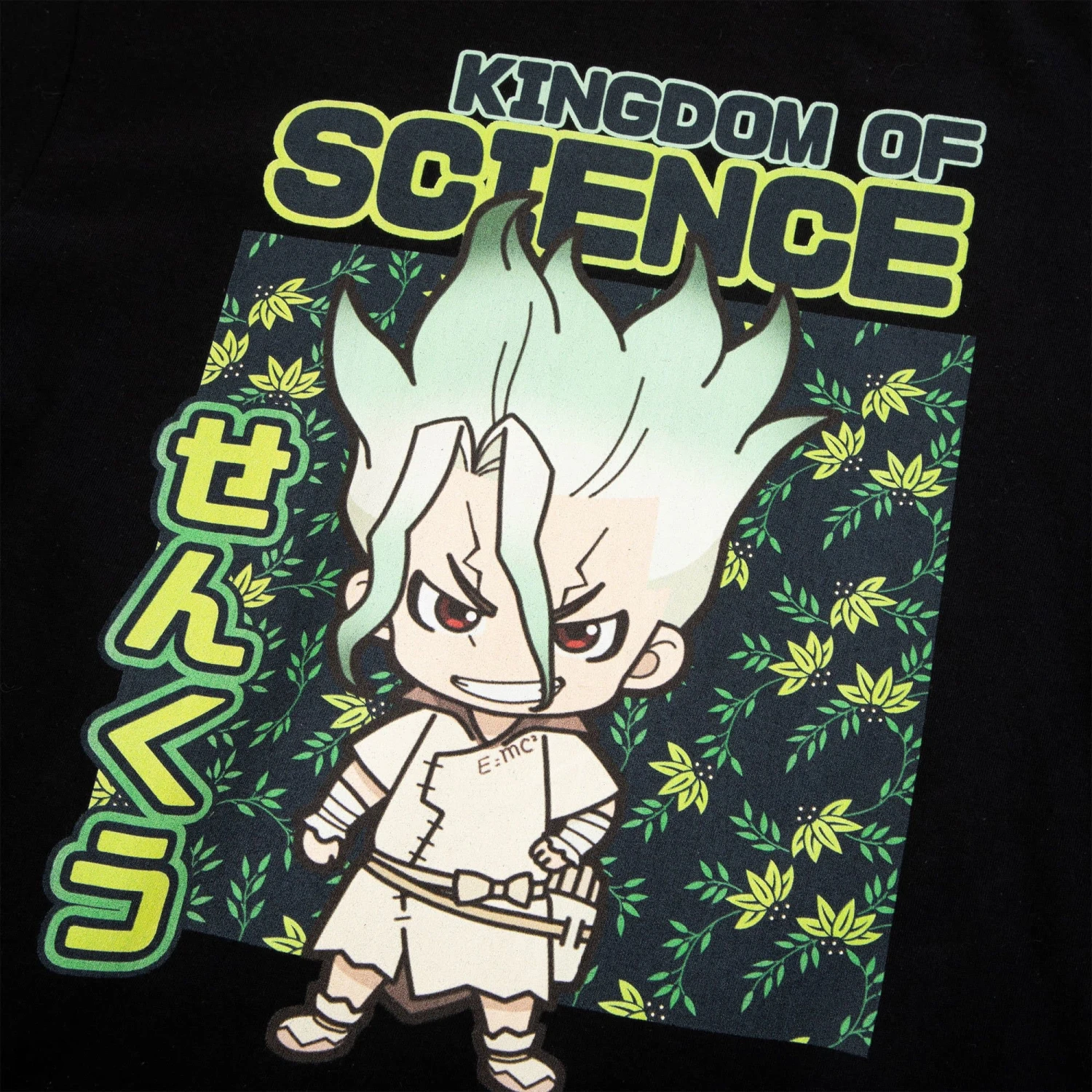 Senku Ishigami Kingdom Of Science Black Tee 5 Senku Ishigami Kingdom Of Science Black Tee - Image 3