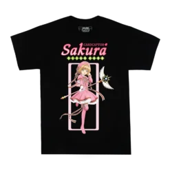 Sakura Dream Staff Black Tee