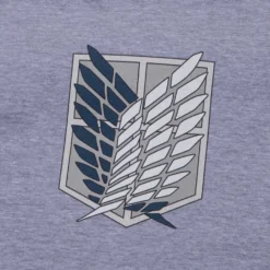 Eren Yeager ODM Grey Tee -Atsuko Sale Store TS9MJ5ATN 4