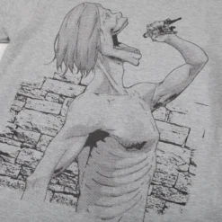 Female Titan Consume Grey Tee -Atsuko Sale Store TS9MJNATN 3
