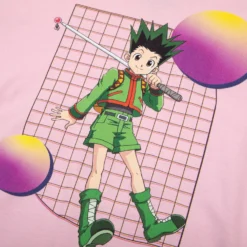 Gon Hunter Speech Pink Tee -Atsuko Sale Store TS9NN6HXH 3