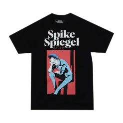 Spike Art Deco Black Tee