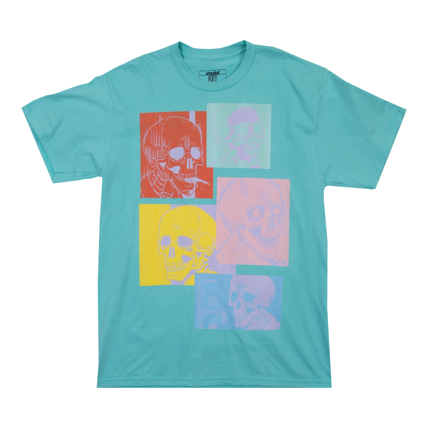 Skull Faced Book Seller Pastel Tee 3 Skull Faced Book Seller Pastel Tee
