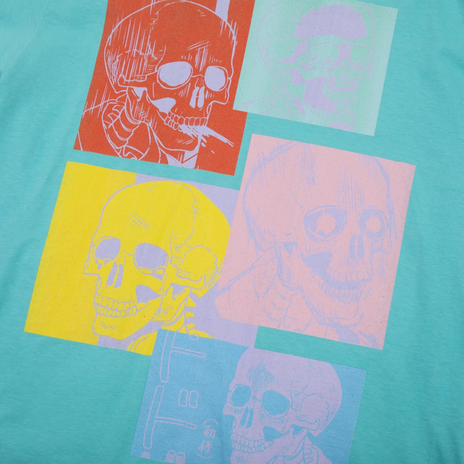 Skull Faced Book Seller Pastel Tee 5 Skull Faced Book Seller Pastel Tee - Image 3
