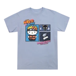 Hello Kitty And Friends X Team Kakashi Grid Chambray Tee
