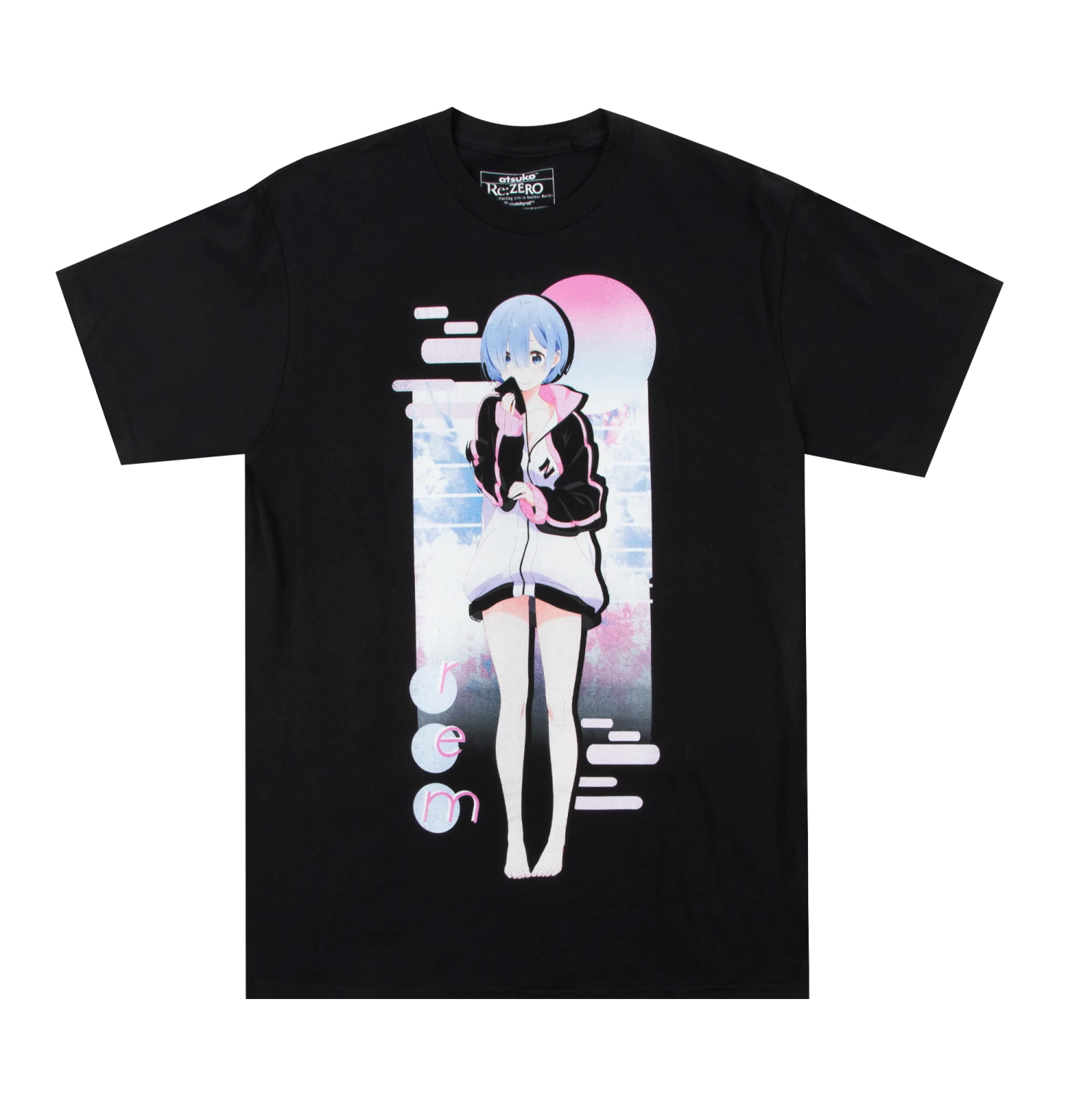 Rem Vaporwave Black Tee 3 Rem Vaporwave Black Tee